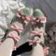 Letter From Cloud Showa Doll Low Heel Shoes(8 Colours/Full Payment Without Shipping)